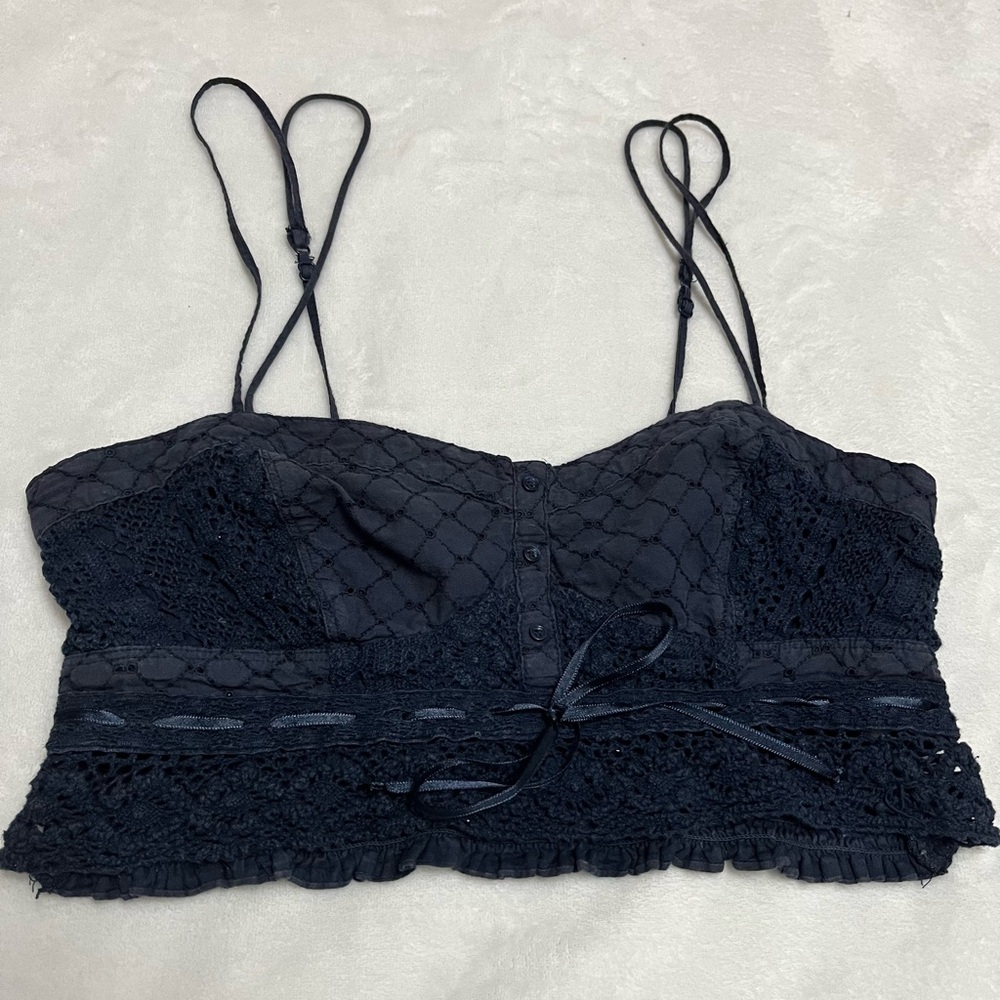 American Eagle blue bralette